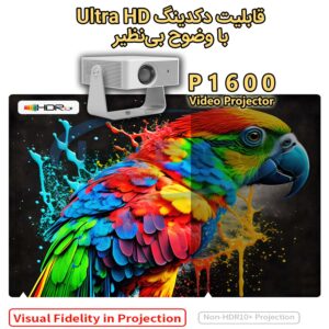 ویدئو پروژکتور هوشمند UltraHD, خرید ویدئو پروژکتور, قیمت ویدئو پروژکتور, ویدئو پروژکتور P1600