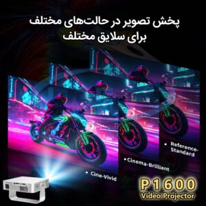 ویدئو پروژکتور هوشمند UltraHD, خرید ویدئو پروژکتور, قیمت ویدئو پروژکتور, ویدئو پروژکتور P1600