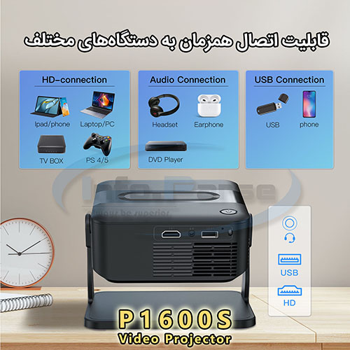 ویدئو پروژکتور اندروید قابل حمل, خرید ویدئو پروژکتور, قیمت ویدئو پروژکتور