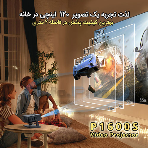 ویدئو پروژکتور اندروید قابل حمل, خرید ویدئو پروژکتور, قیمت ویدئو پروژکتور